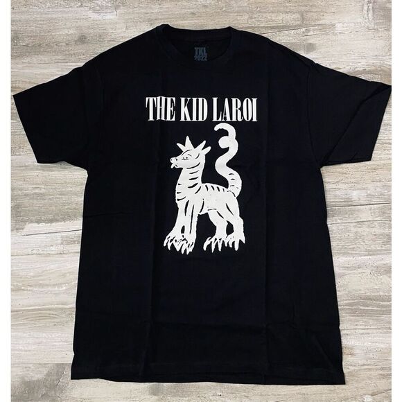Kid Laroi End of the World Tour 2022 Black T-Shirt Sz XL - Picture 2 of 3